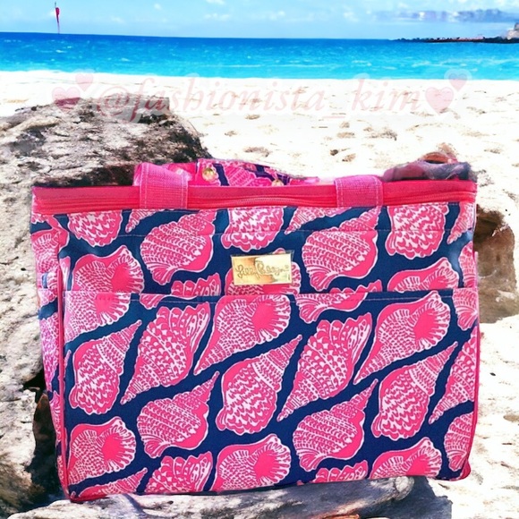 Lilly Pulitzer Insulated Backpack Cooler - Large Capacity Picnic Bag, Dandy Lions Print